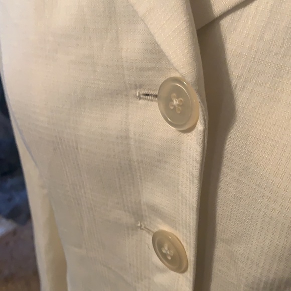 Ralph Lauren cream linen button up jacket 6 - Picture 3 of 6